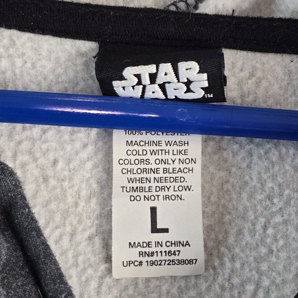 Star Wars Hoodie Large AOP Full Zip Lucas Film Comic Book Covers Marvel (E89) - Picture 3 of 10